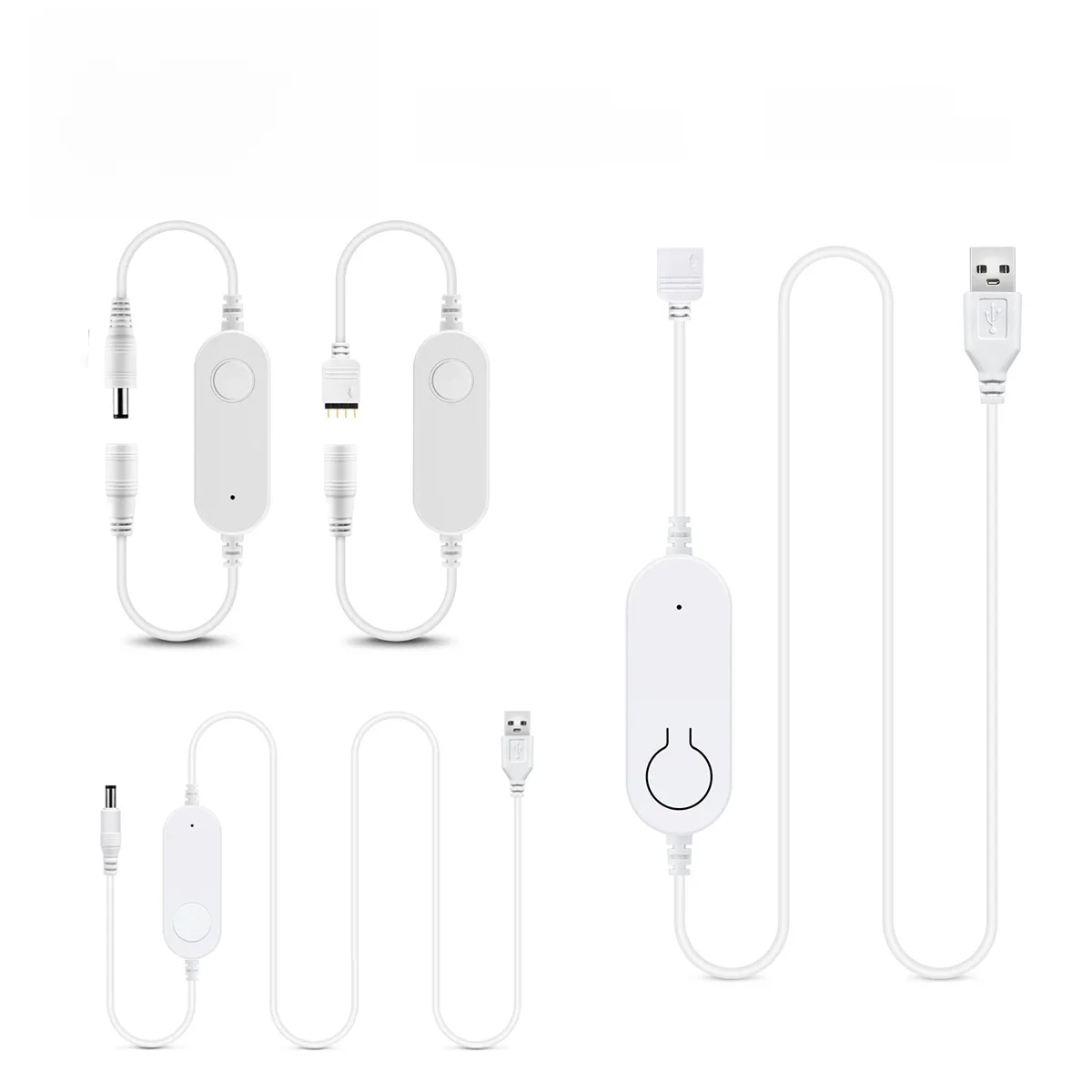 RGB LED Strip Controller ,Smart Home 5V USB/12V 4PIN/DC Led Controller,Tuya Wifi Switch Dimmer for
