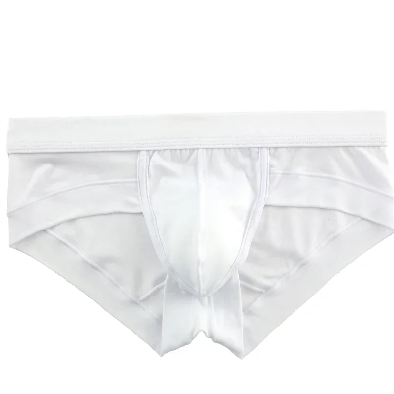 Fat Man, Fat Man, plus Size MEN'S Cotton U-convex Briefs, Trendy Shorts, Low-waisted Fashionable