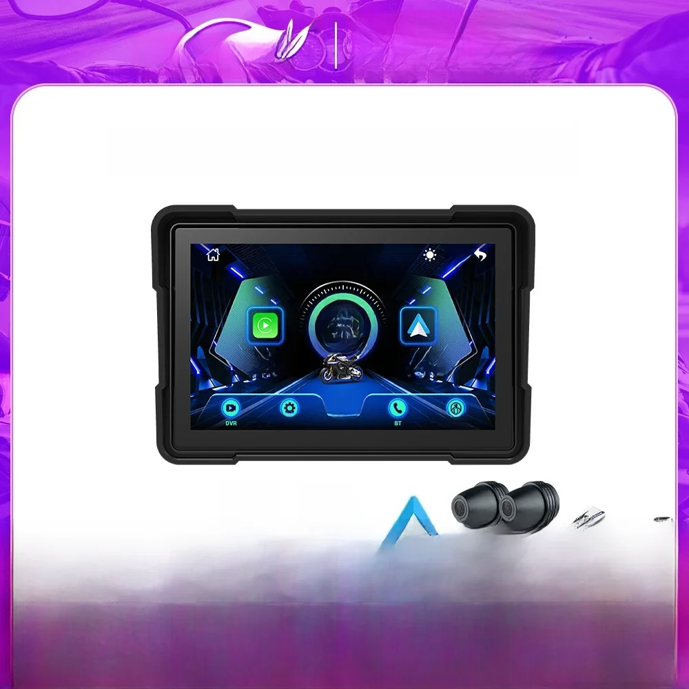 EVKEY MTC13 Navigation Motorcycle Waterproof Apple Carplay Display Screen Portable Motorcycle