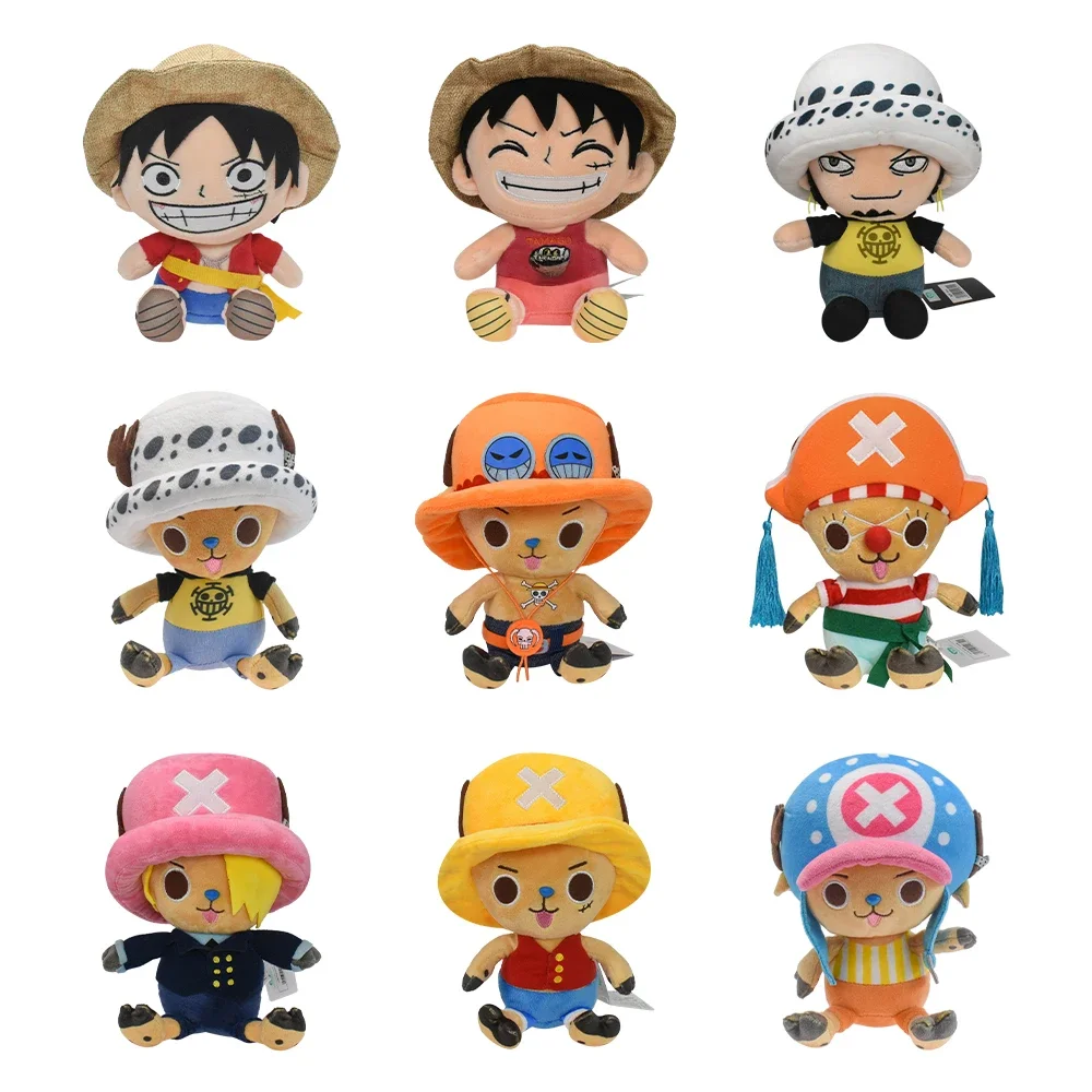 Monkey·D·Luffy Trafalgar D Water Law Tony Tony Chopper Luffy Plush Toy, Peluche Dolls Stuffed Figure
