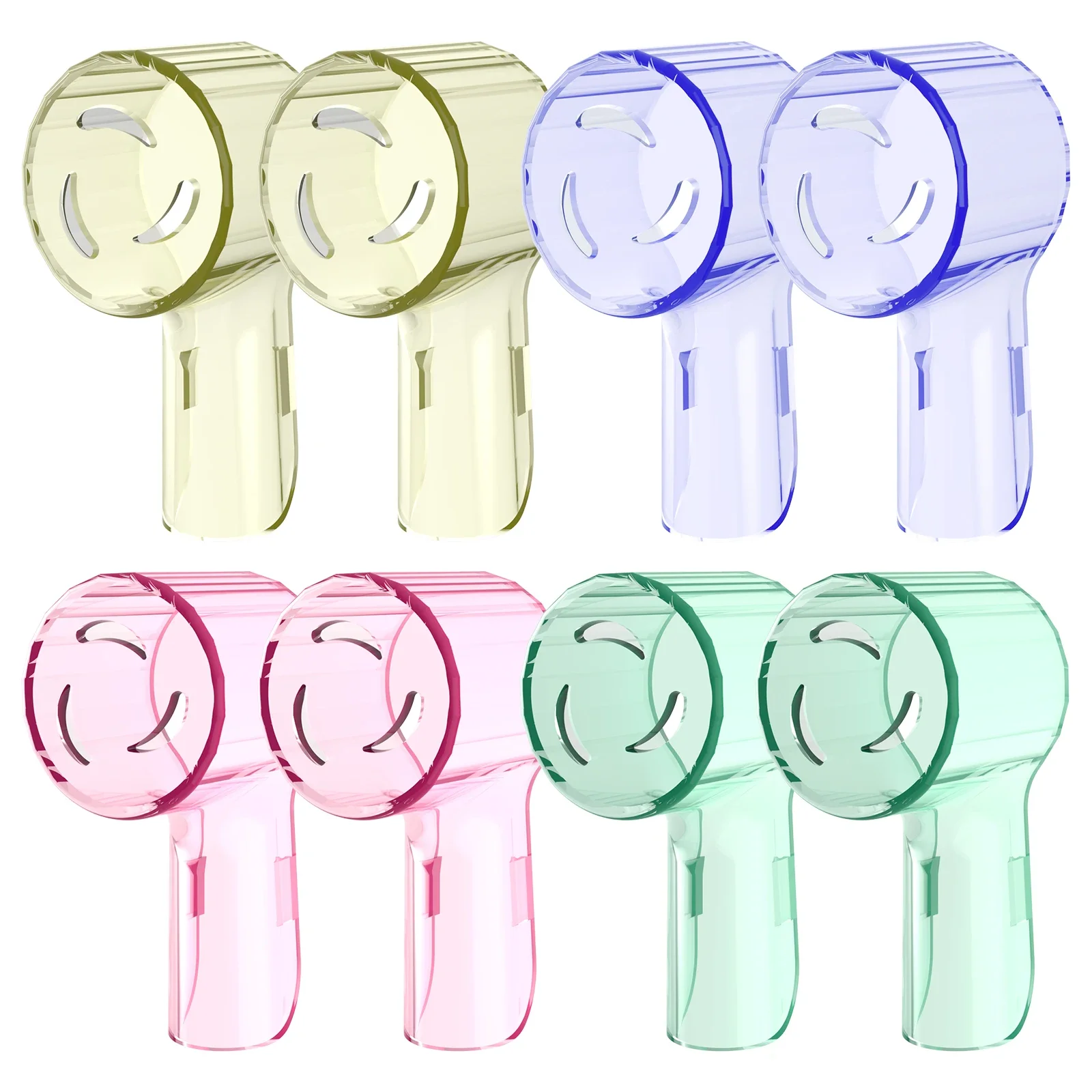 Toothbrush Dustproof Covers Caps Compatible with Braun Oral B Replacement Heads & iO Series Electric