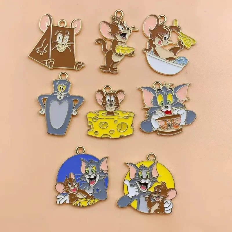 10pcs Enamel Colorful Animal Charms Pendants for Jewelry Making Necklace Earrings DIY Handmade Craft