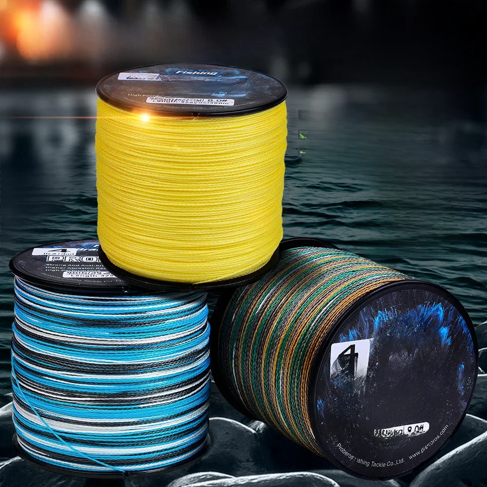 PROBEROS New 300M PE Braided Fishing Line Multicolor Multifilament Super Strong Fishing Line