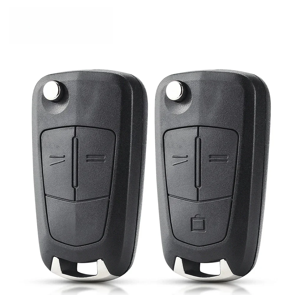 KEYYOU 1PCS HU43/ HU100 2/3 BTN Folding Car Key For Opel Vauxhall Astra H Corsa D Vectra C Zafira