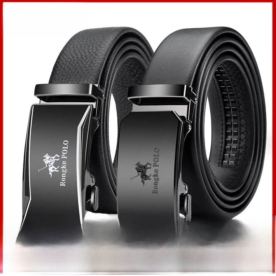 OYIFAN Men Belt Genuine Leather Belt for men Automatic belts Adjustable waistband Business belts 허리띠