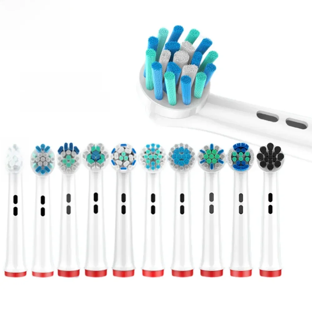 4PCS Dupont Bristle Electric Toothbrush Heads Whiten teeth/Daily Clean/Precison Cleaning/Soft Care