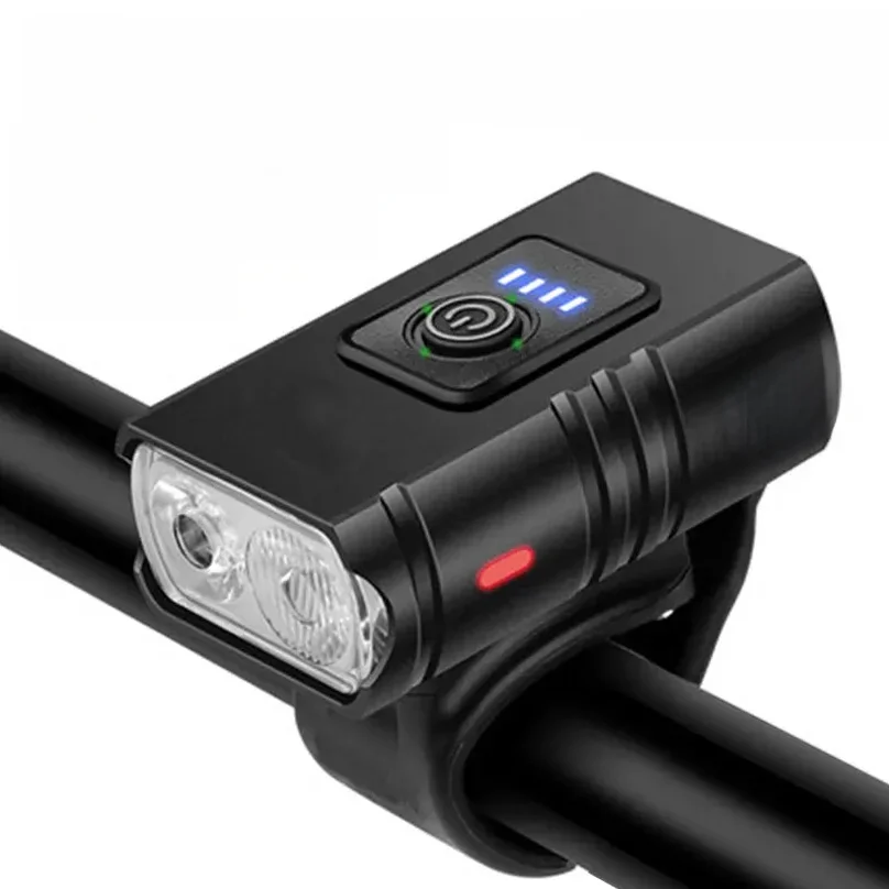 Bright Bicycle Light T6 LED Front USB Rechargeable MTB Mountain Bicycle Lamp 1000LM Bike Headlight