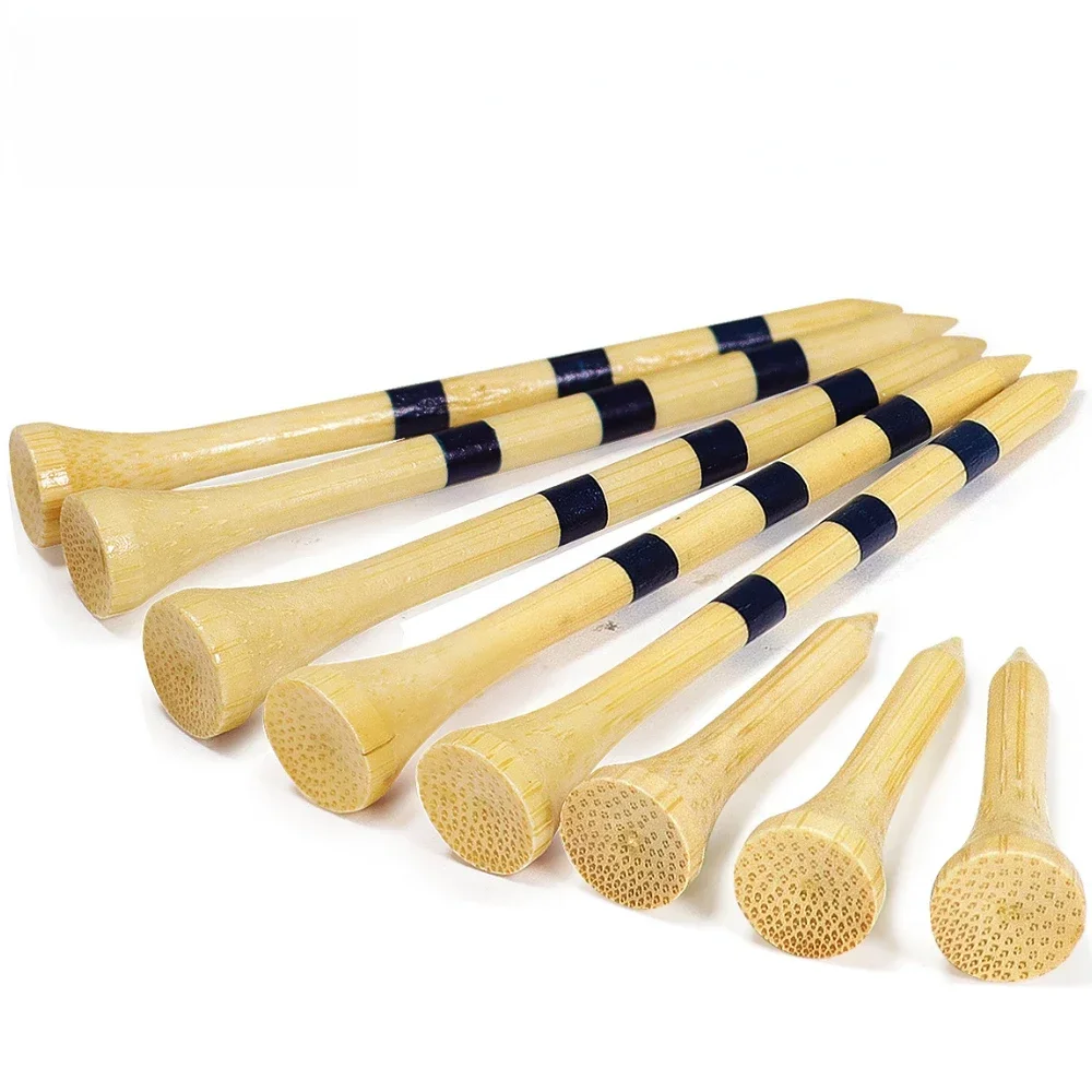 PGM 50pcs Bamboo Golf Tees More Durable and Stable TE003-Y