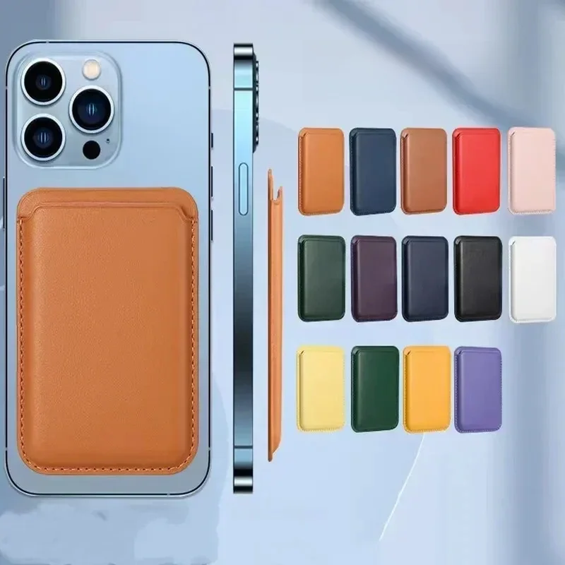 2024 Luxury For Magnetic Leather Wallet Case For iPhone 15 14 13 12 11 Pro Max 15Pro S23 Card Holder