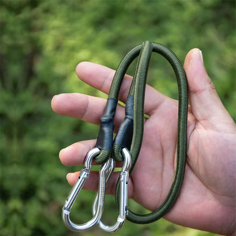 2 Pcs Elastic Bungee Cord Set Tied Rope High Elasticity Luggage Straps Rope For Bikes Tie Downs Camping & Cars,Bungee Cord T