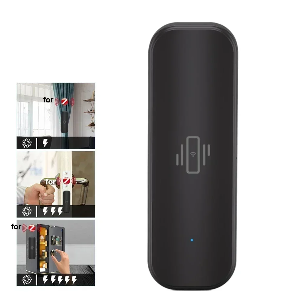 For WiFi For Zigbee Vibration Sensor Home Security Protection App Real-Time Remote Monitor Alarm Notification