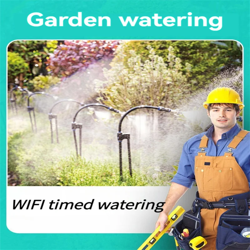 60 Meter Main Water Pipe APP Remote Control Garden Automatic Waterer WiFi Timed Watering Equipment Smart Sprinkler Timer