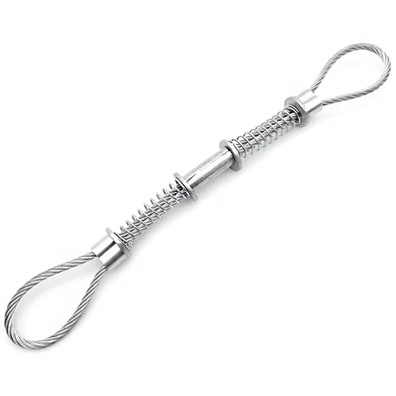 Explosion Proof 2-4mm Cable Stainless Steel Rope Spring Hydraulic Mechanical Hose Protective Sleeve Anti Chain Safety Hardware
