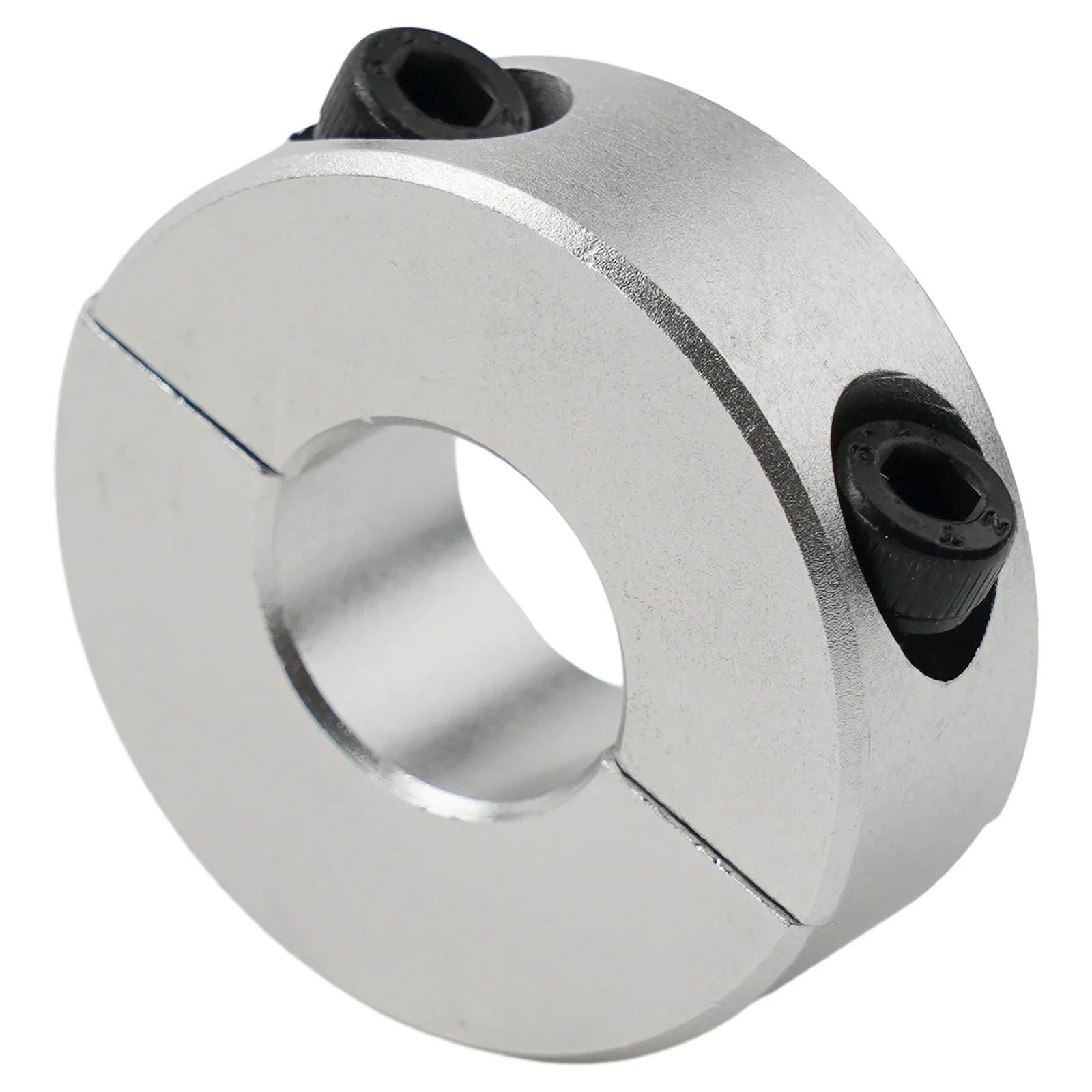 1pc Clamp Collar Double Split 13mm-30mm Inside Diameter Shaft Collar Clamp Type Aluminum Alloy Separate Type Fixing Ring