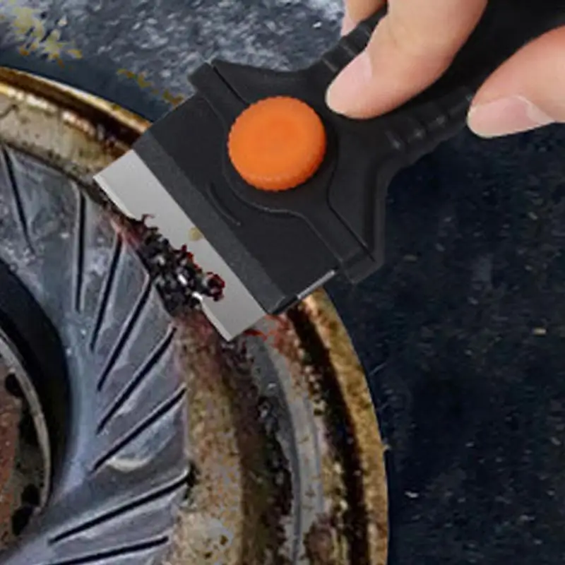 Paint Scraper For Glass Double Edge Stove Scraper Multi-Purpose Cleaning Scraper Tool For Window Sticker Decals Cooktop Paint