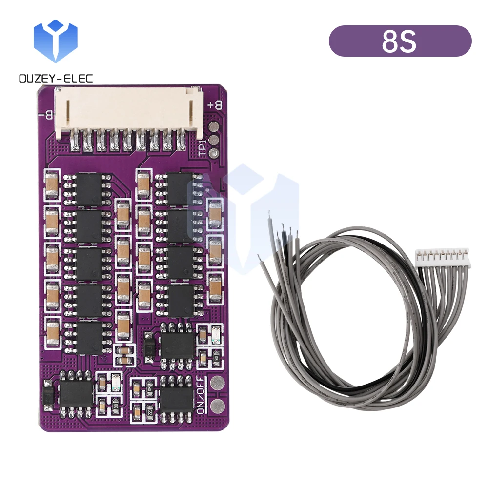 6S 7S 8S 1.5A Capacitive Active Equalisation Module Lithium Battery Charging Protection Board Battery Management System
