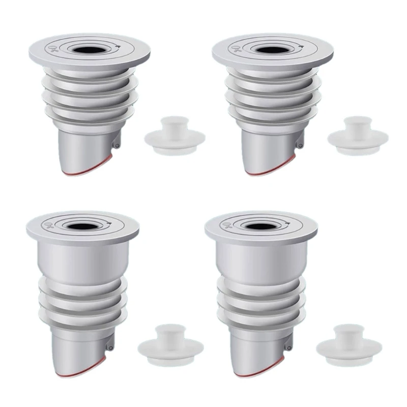 2pcs Floor Drain Seal Rings Washing Machine plugs Covers Sewer Pipe Odor Proof Seal Cover Upgrades for Odor Blockage