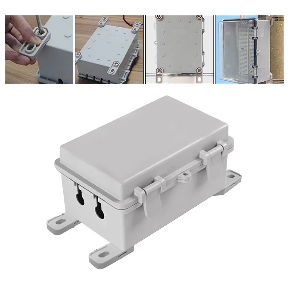 IP66 ABS Hinged Plastic Enclosure Waterproof Power Electrical Junction Box Waterproof Outdoor Plastic Box Distribution Box