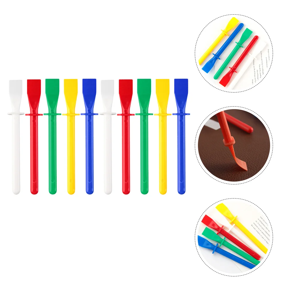 10 Pcs Smears Glue Spreader DIY Sticks Craft Spreaders Sheet Pp Material