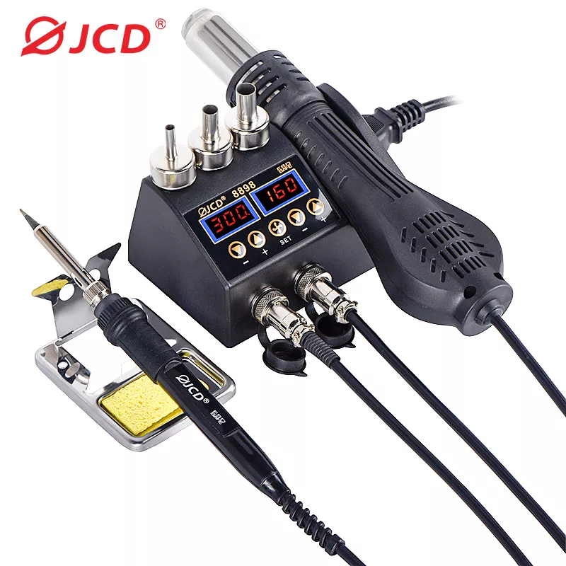 2 in 1 750W Soldering station LCD Digital display welding rework station for cell-phone BGA SMD PCB