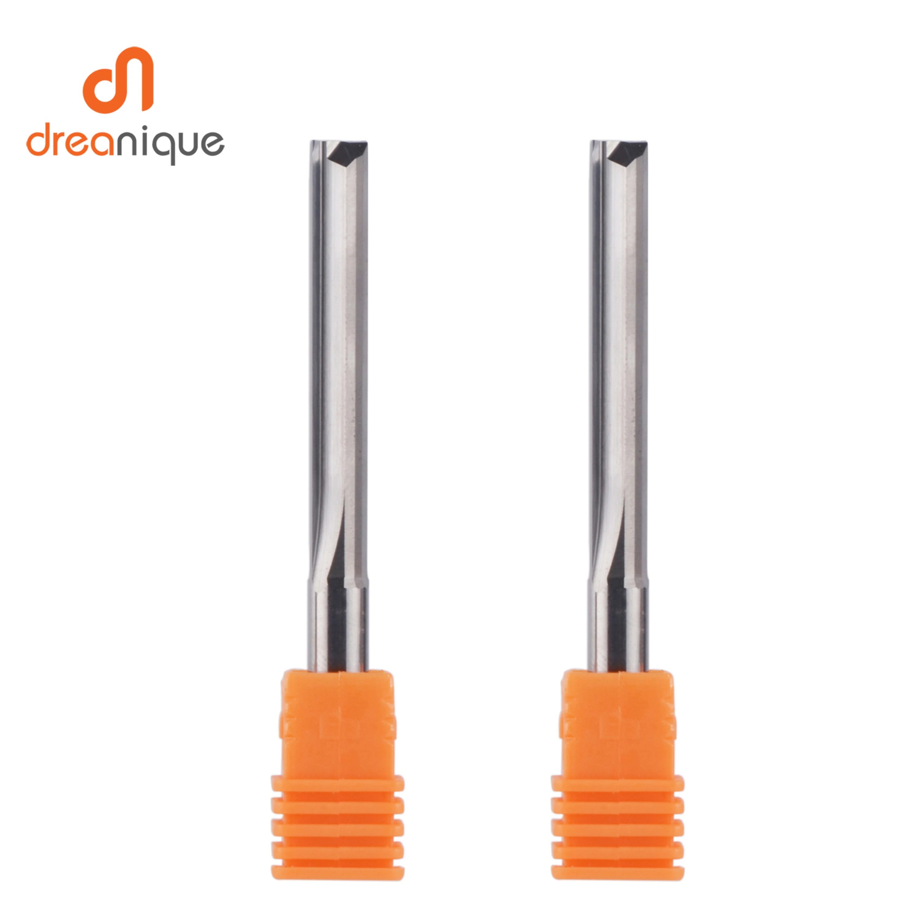 2PCS/Lot 3.175mm 4mm 6mm 8mm Shank 2 Flute Tungsten Carbide End Mill CNC Router Bit Engraving Bit