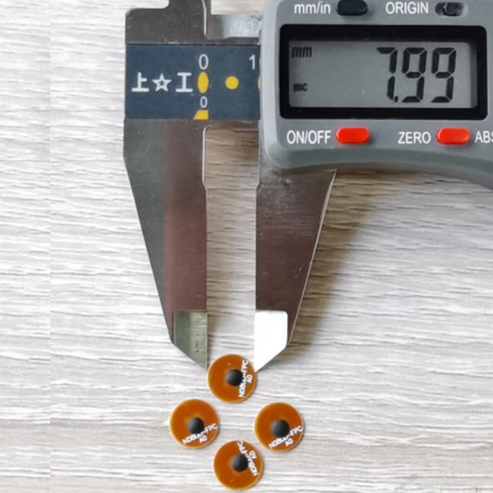 13.56MHZ 144 Byte Diameter 8mm NFC213 FPC Sticker Microcircuits Nail Tags Micro Anti Metal NFC Tape