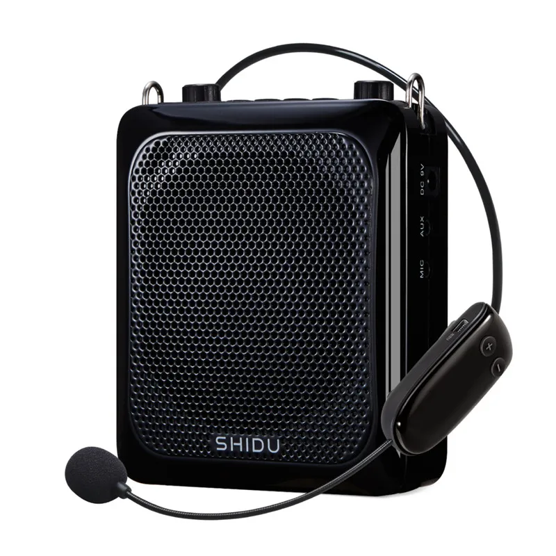 SHIDU 25W Portable Wireless Voice Amplifier for Teacher 4000mAh Battery Bluetooth Speaker with