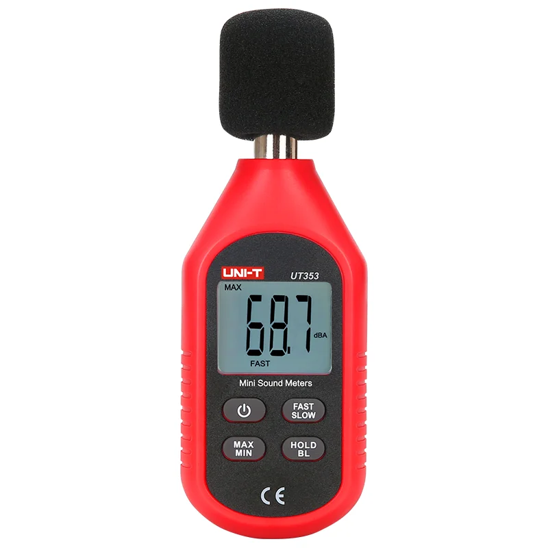 UNI-T UT353*10PCS Mini Sound Level Meter Handheld  Noise Audio Volume Detector Decibel Monitoring