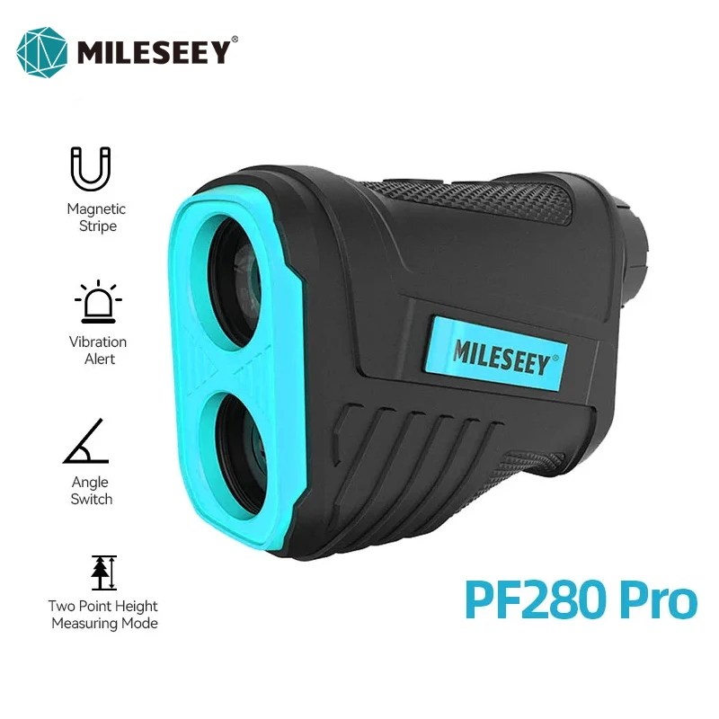 MiLESEEY PF280 Pro Golf Laser Rangefinder 600M Telescopio Range Finder for Hunting with Vibration