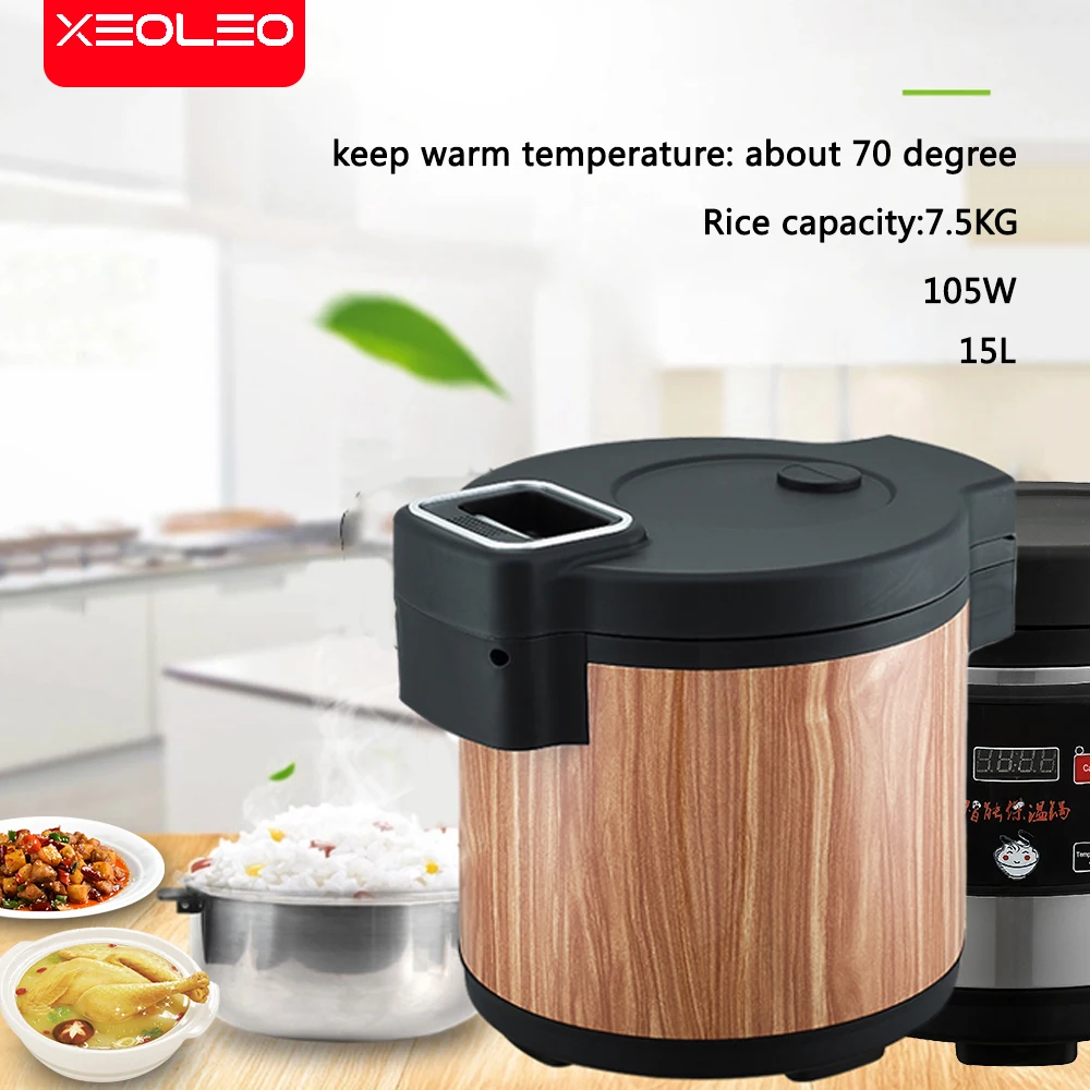 XEOLEO Rice Insulation Bucket Commercial Cooker Food Warm Container Chinese Kitchen Restaurant Heat