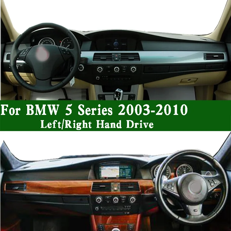 For BMW 5 Series E60 E61 530D 520i 540i 2003-2010 Dashmat Dashboard Cover Instrument Panel Sunscree