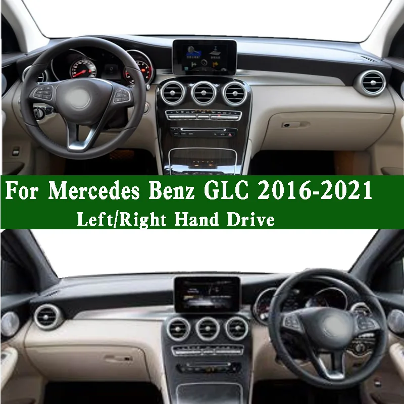 For Mercedes Benz GLC Class X253 250 220 260 2016-2021 Dashmat Dashboard Cover Instrument Panel Pad