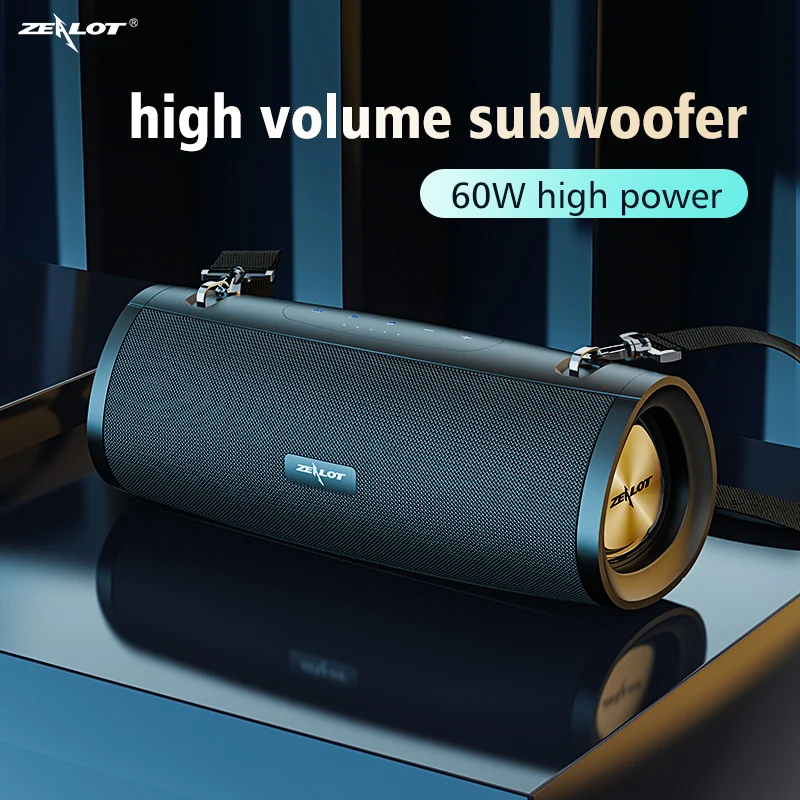 Zealot S39 Bluetooth Speaker 50W Output Power Bluetooth Speaker with Class Amplifier Excellent