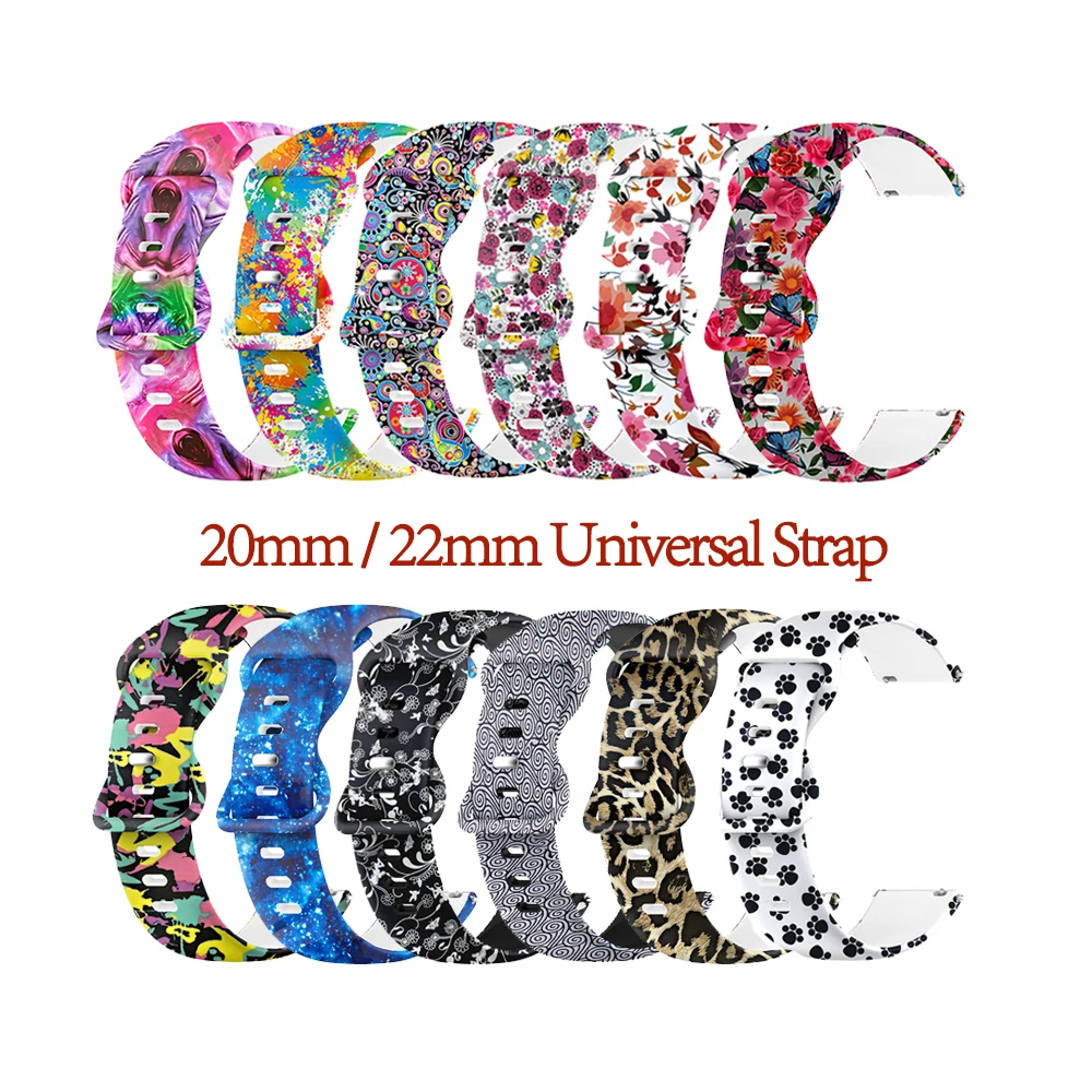 22mm 20mm Watch Bracelet For Samsung Galaxy Watch 4/5 Strap/Garmin Forerunner 245/265/VivoActive