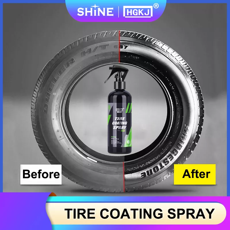 Tire Shine Coatings Long Lasting Tyre High Gloss Easy Application Non Greasy Car Auto Tire