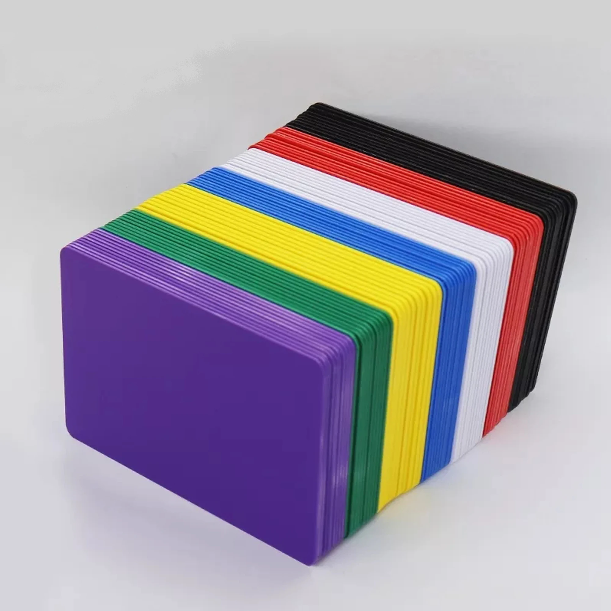10PCS 13.56Mhz Blank Colored Plastic PVC RFID Smart Media Digital Business NFC Contactless Social