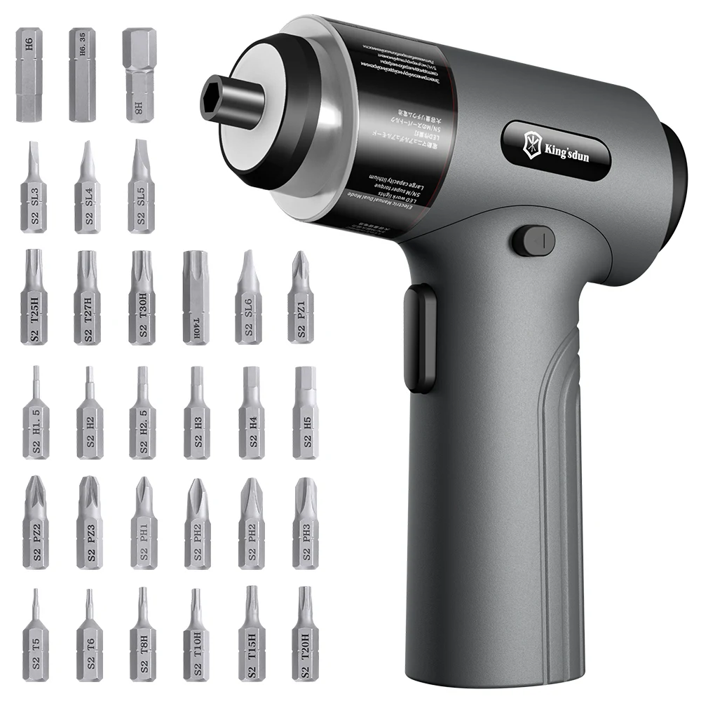 35 in 1 Electric Screwdriver Precision Set Power Tool Kit Rechargeable Wireless Cordless Magnetic