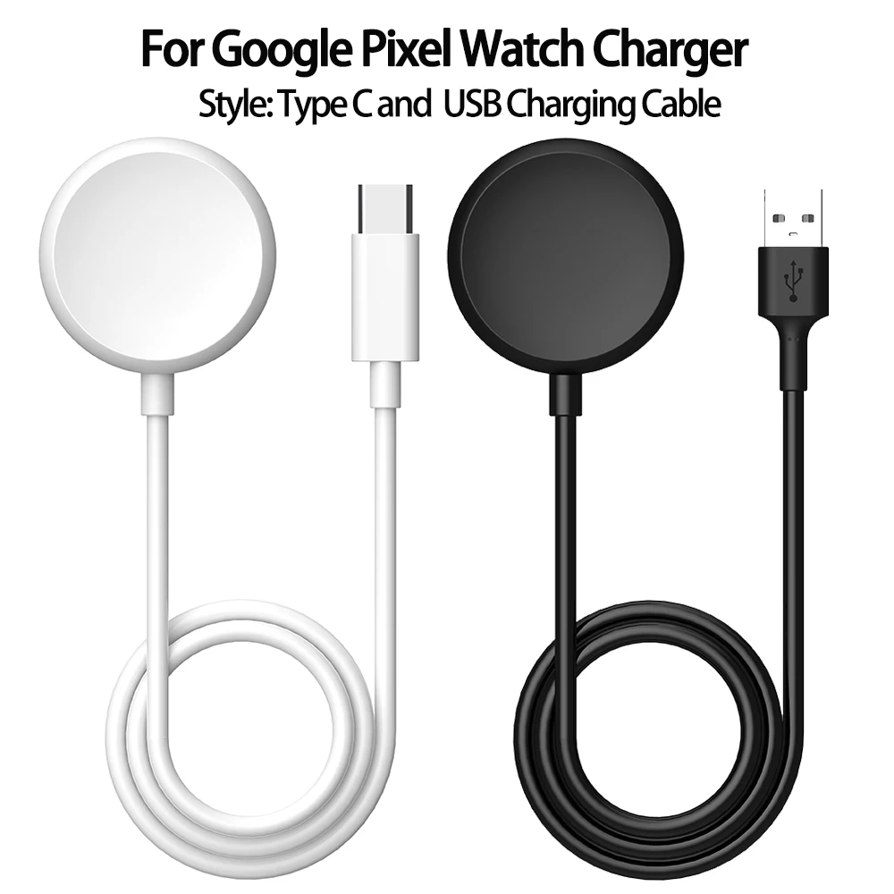 1M For Google Pixel Watch Charging Cable Type C Charger Adapter Magnetic USB Charging For Google