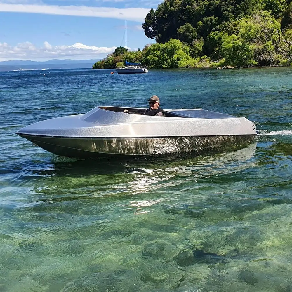 New Zealand Waimak River Racing Aluminum Cruiser Yacht Jet Boat For Sale