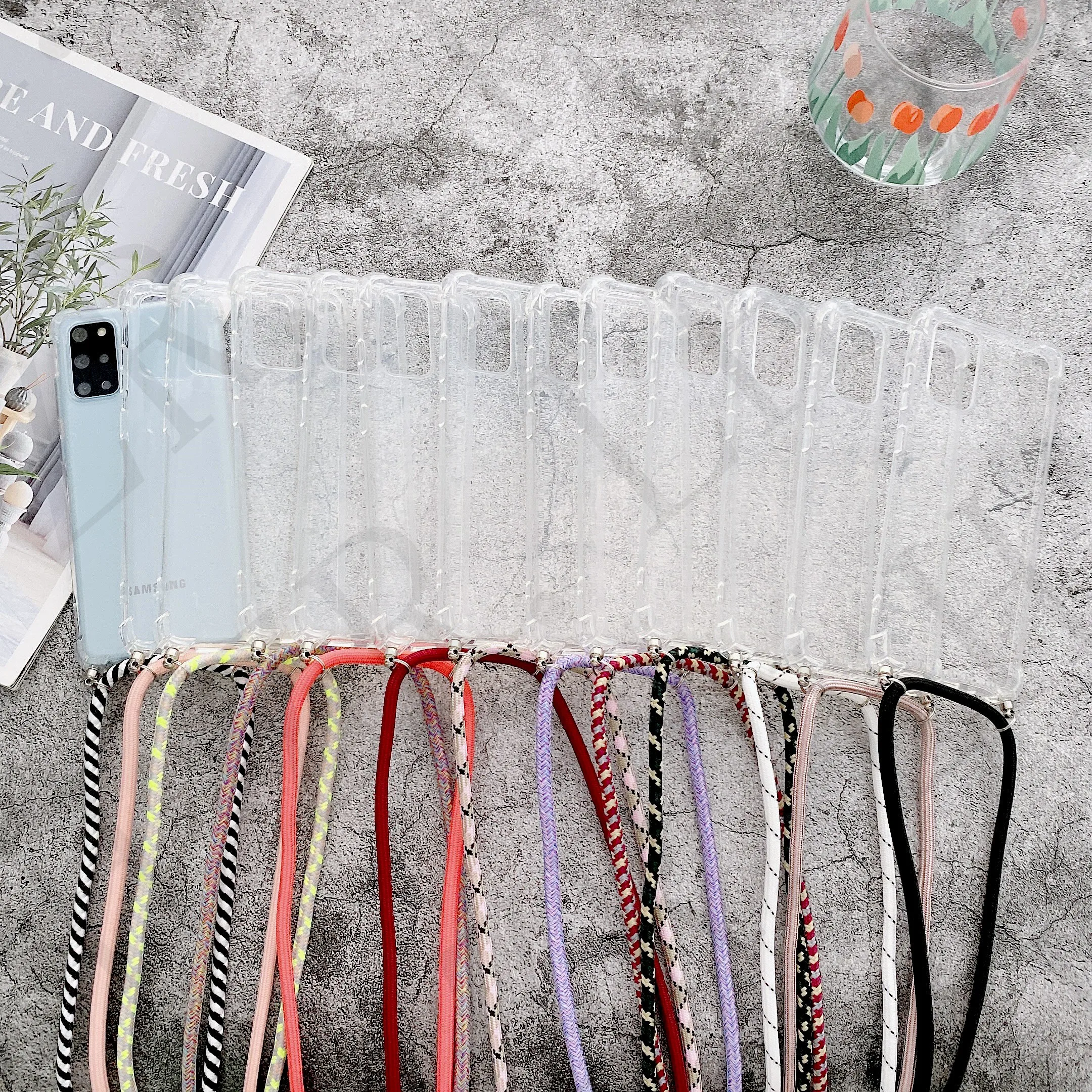Transparent Soft TPU Phone Case For Samsung Galaxy S22 S21FE S20 Plus A52 A71 A51 A33 A53 With