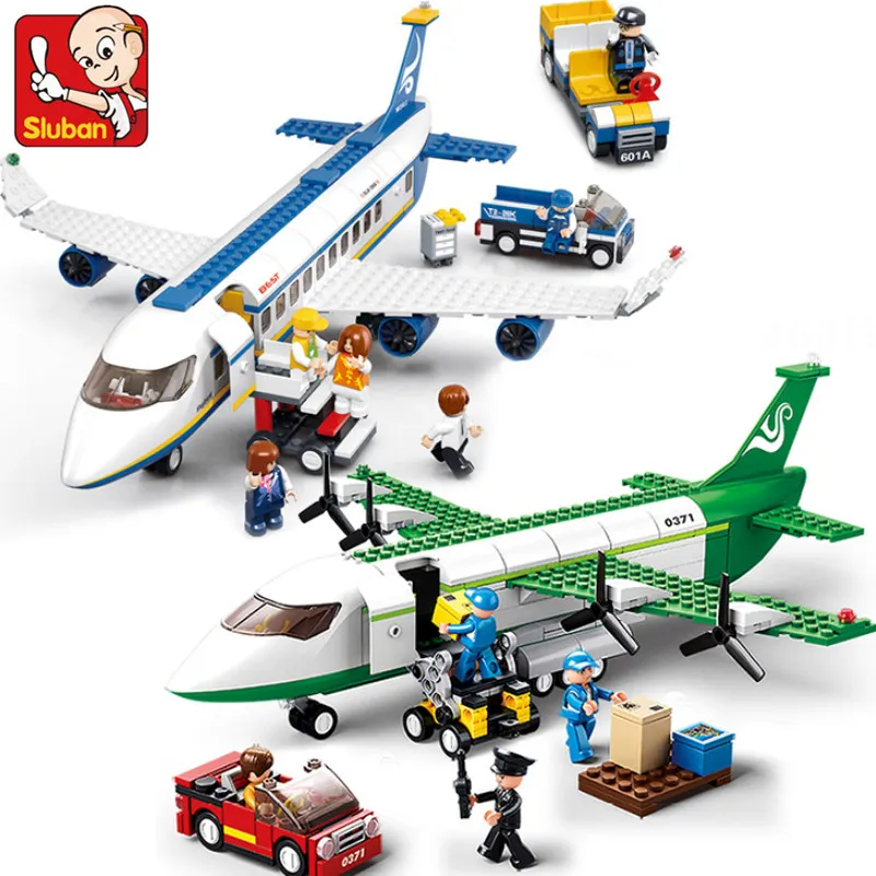 City Cargo Aircraft Plane Storage Airport Airbus Airplane Avion Technical Creative Building Blocks