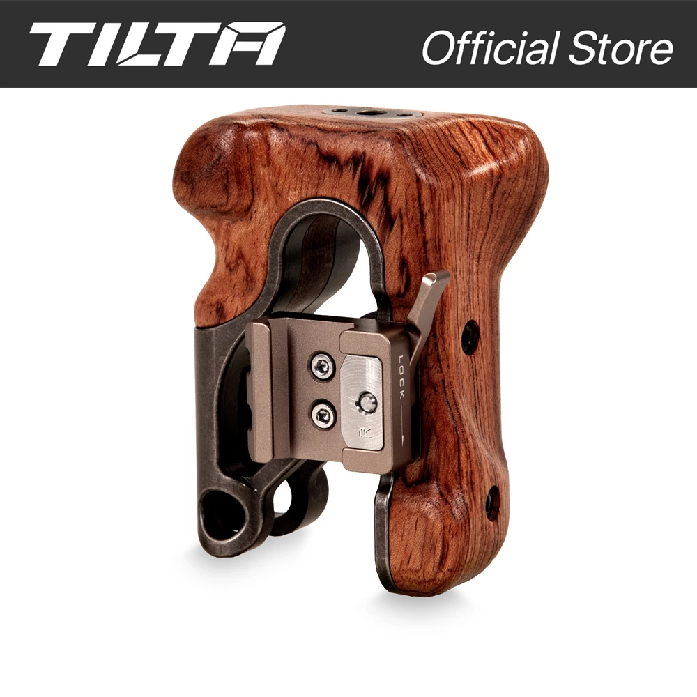 TILTA TA-RWH4-B Right Side Handle attaches to the right side for RED Komodo camera cages by NATO