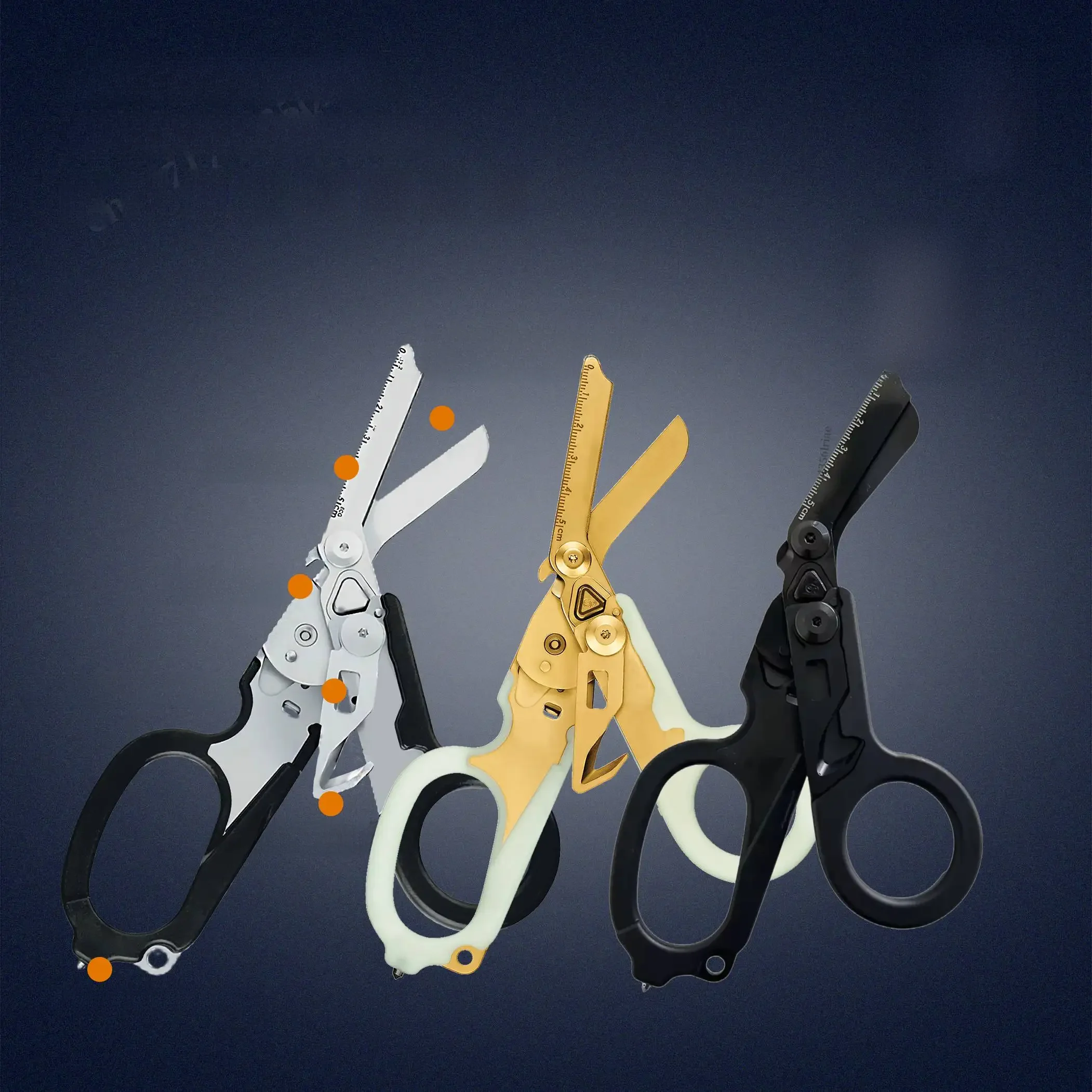 Multifunction Mini Portable Emergency Raptors Shears Tactical Folding Scissors Outdoor Survival Tool