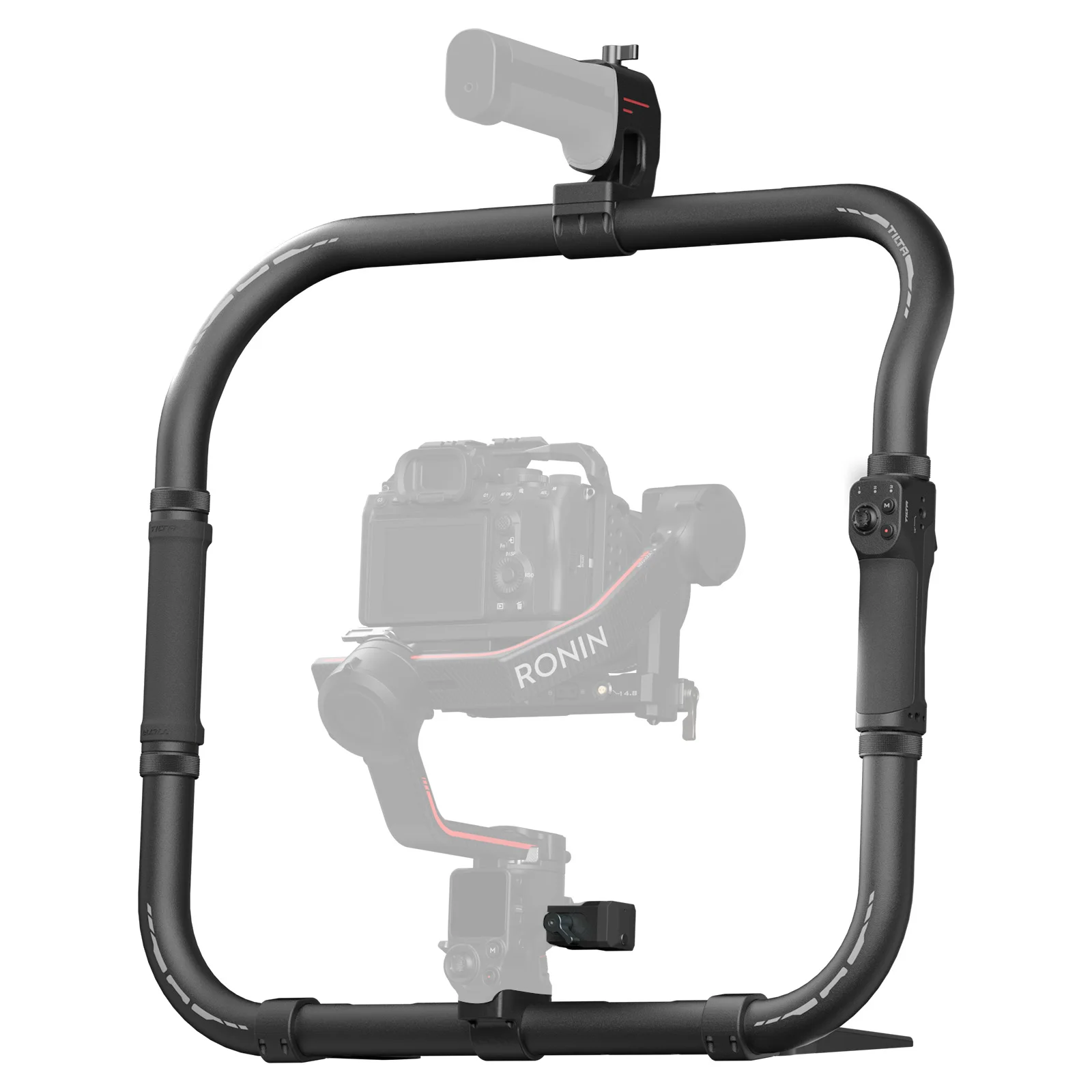 TILTA Basic Ring Grip Plus Gimbal Handle Camera Holder Aluminum Handheld Gimbal Ring Support for DJI