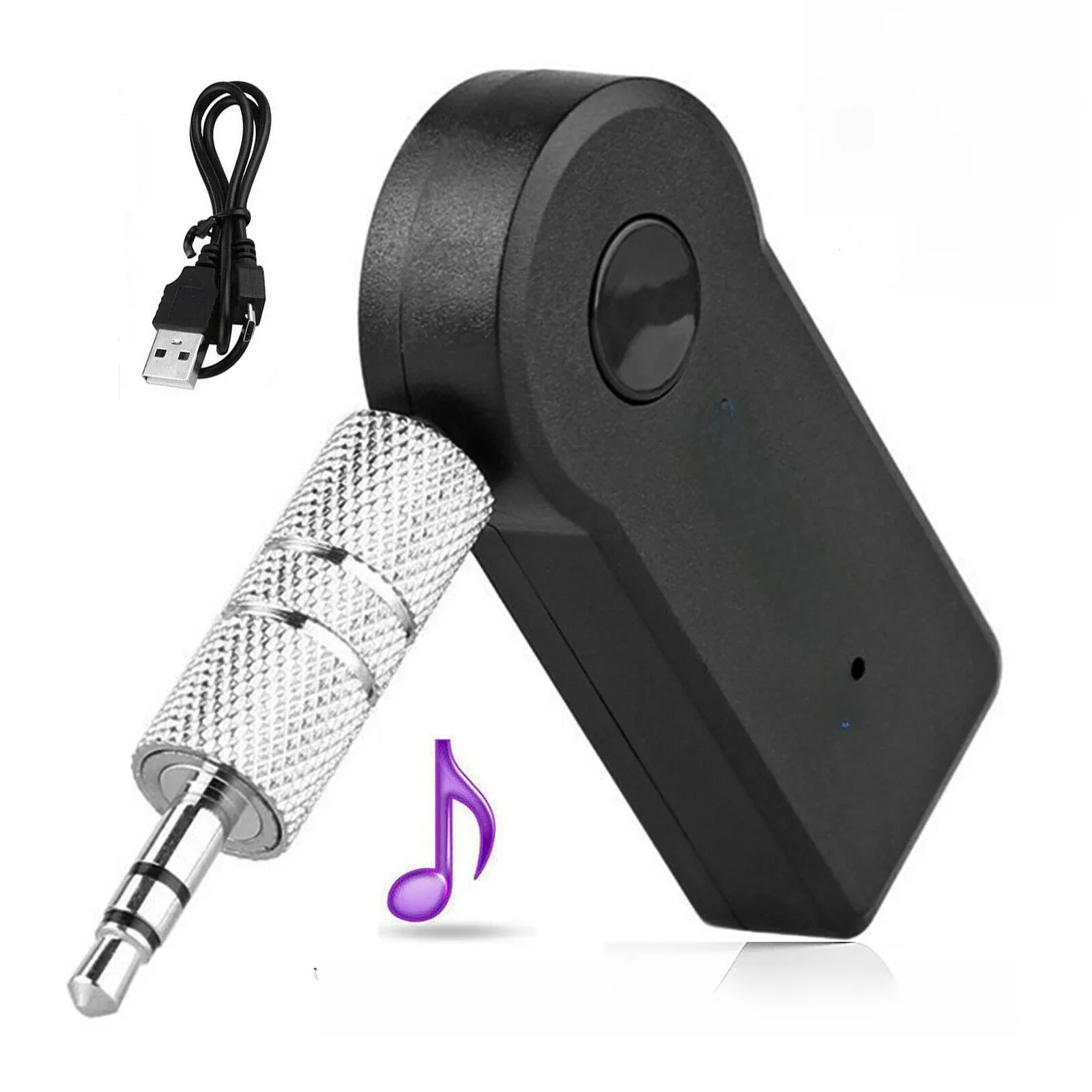 2 in 1 Wireless Bluetooth 5.0 Receiver Adapter 3.5mm Jack For Car Music Audio Aux A2dp Headphone
