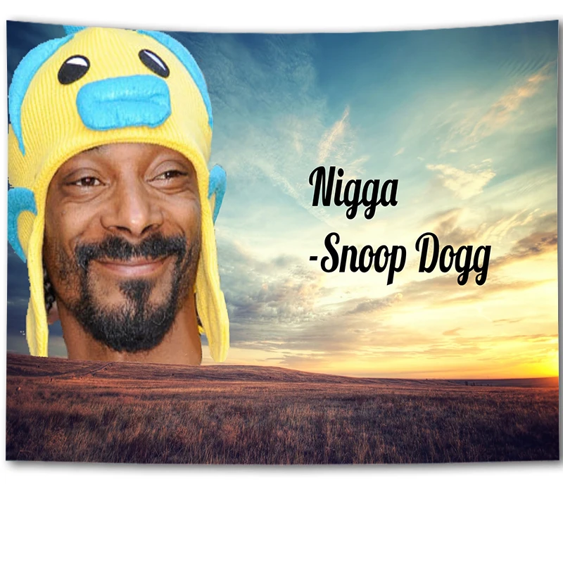 Snoop Dogg Music Ablum Cover Poster Wall Hanging Tapestry Kawaii Room Decoration Aesthetic Funny
