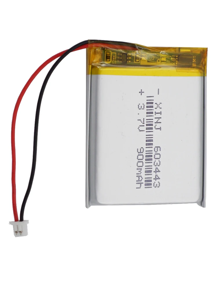 3.7V 900mAh 3.33Wh Polymer Lipo Rechargeable Battery 603443 JST 2pin 1.25mm Connector For Game
