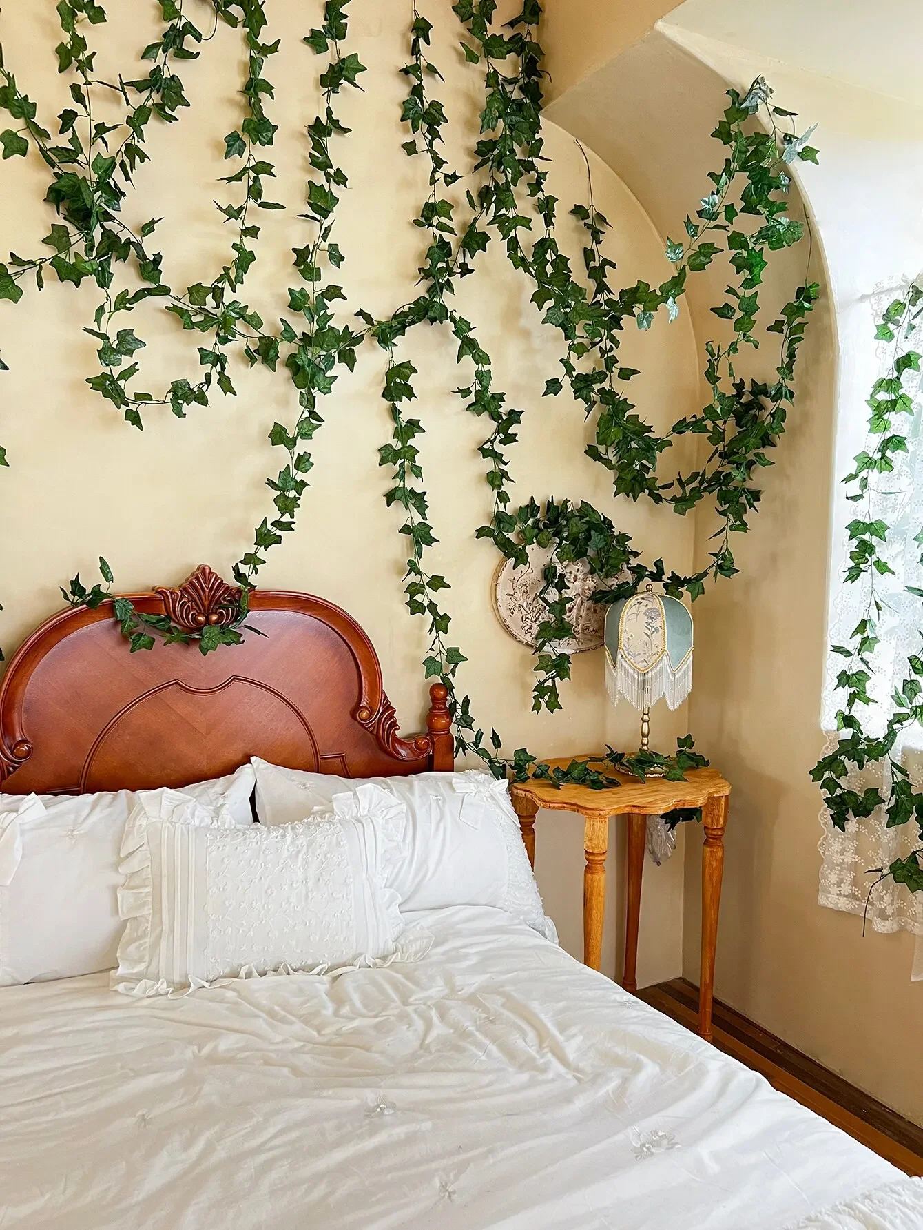 7pcs Ivy Simulation Vine Green Plant Vine Home Decoration Shade Green Strip Decoration Artificial