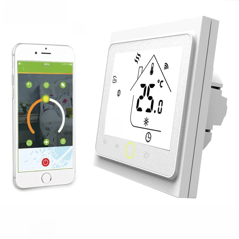 WiFi Smart Thermostat Temperature Controller for Water/Electric floor Heating Water/Gas Boiler Works