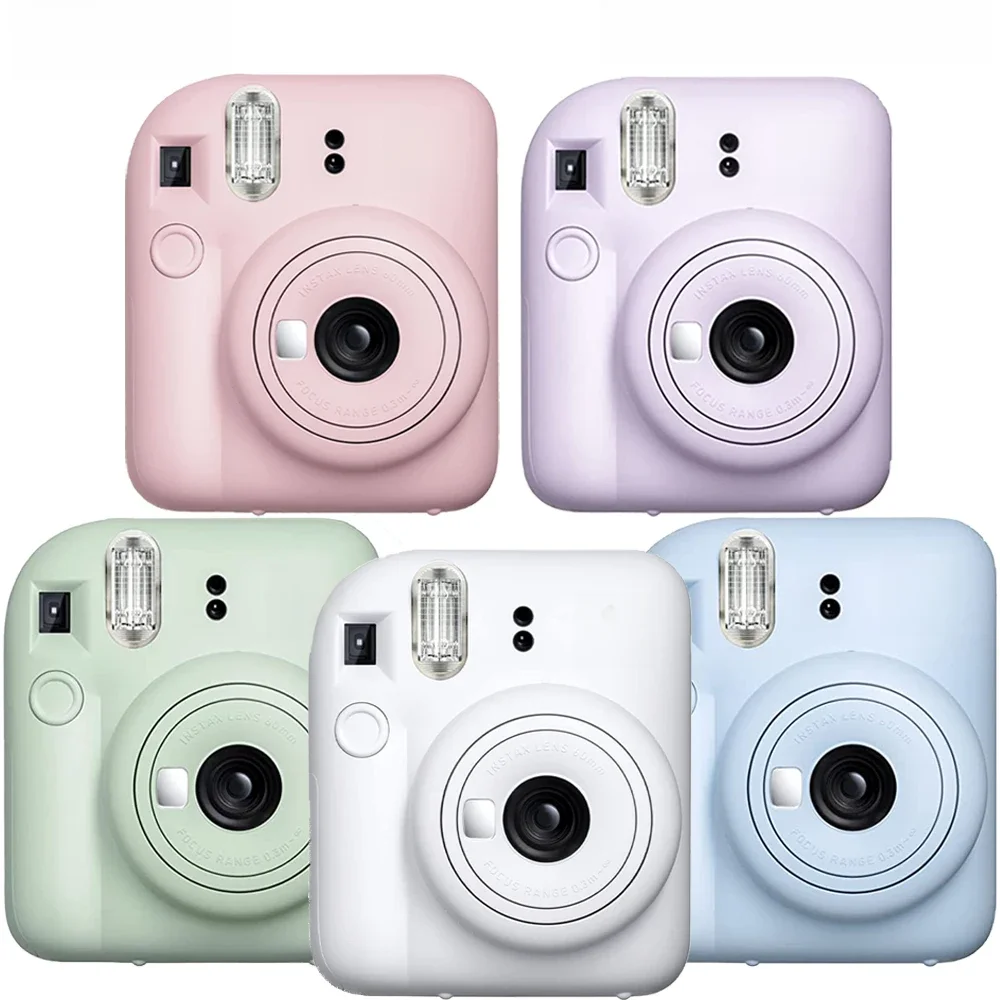 New Fujifilm Instax Mini 12 Instant Camera Blossom Pink / Pastel Blue / Mint Green / Clay White /